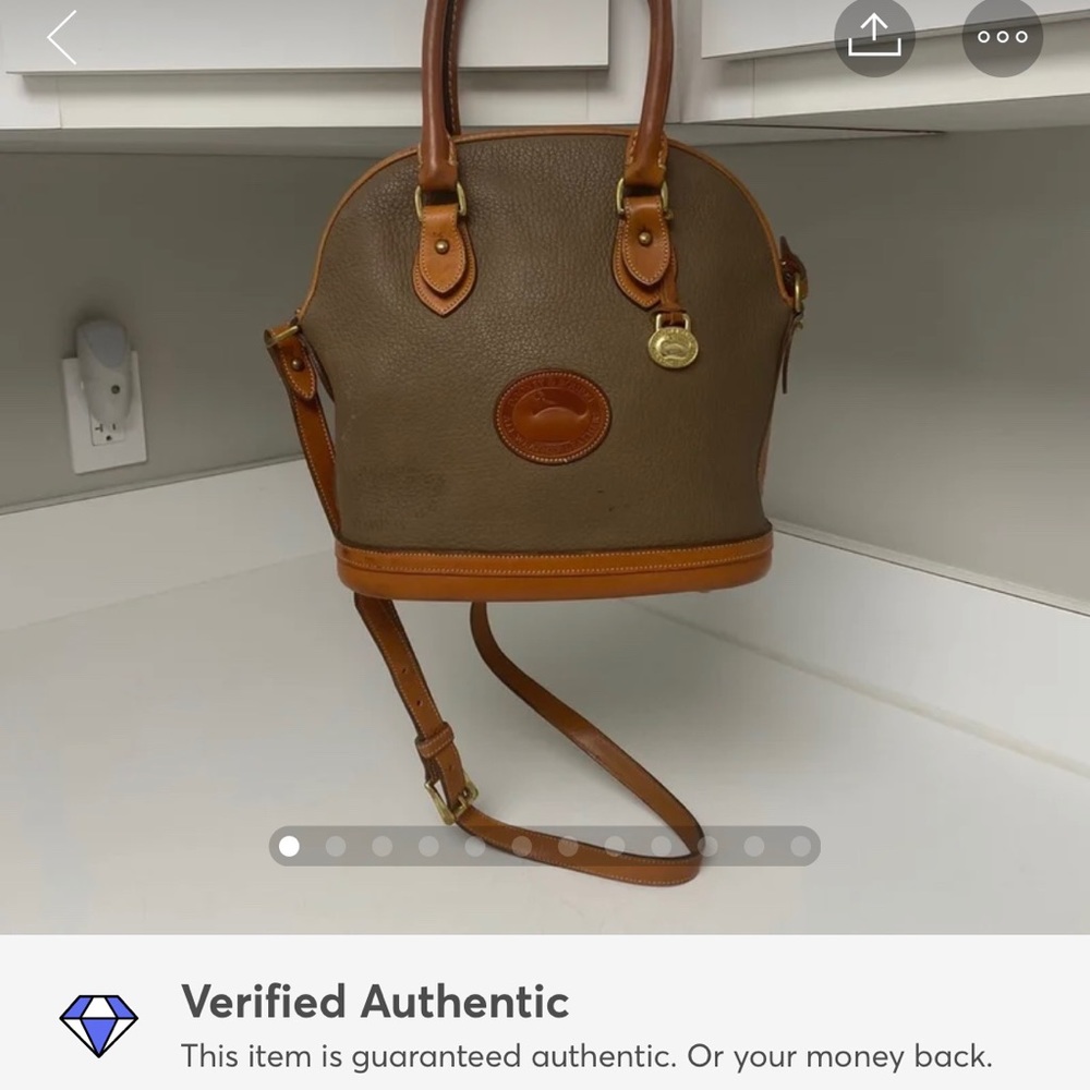 Dooney and Bourke Norfolk Leather Satchel